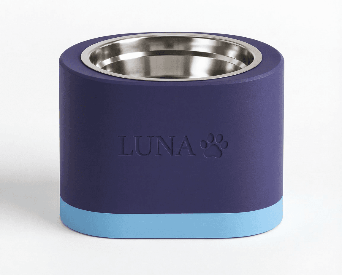 Personalized Dog Bowl - Name & Paw
