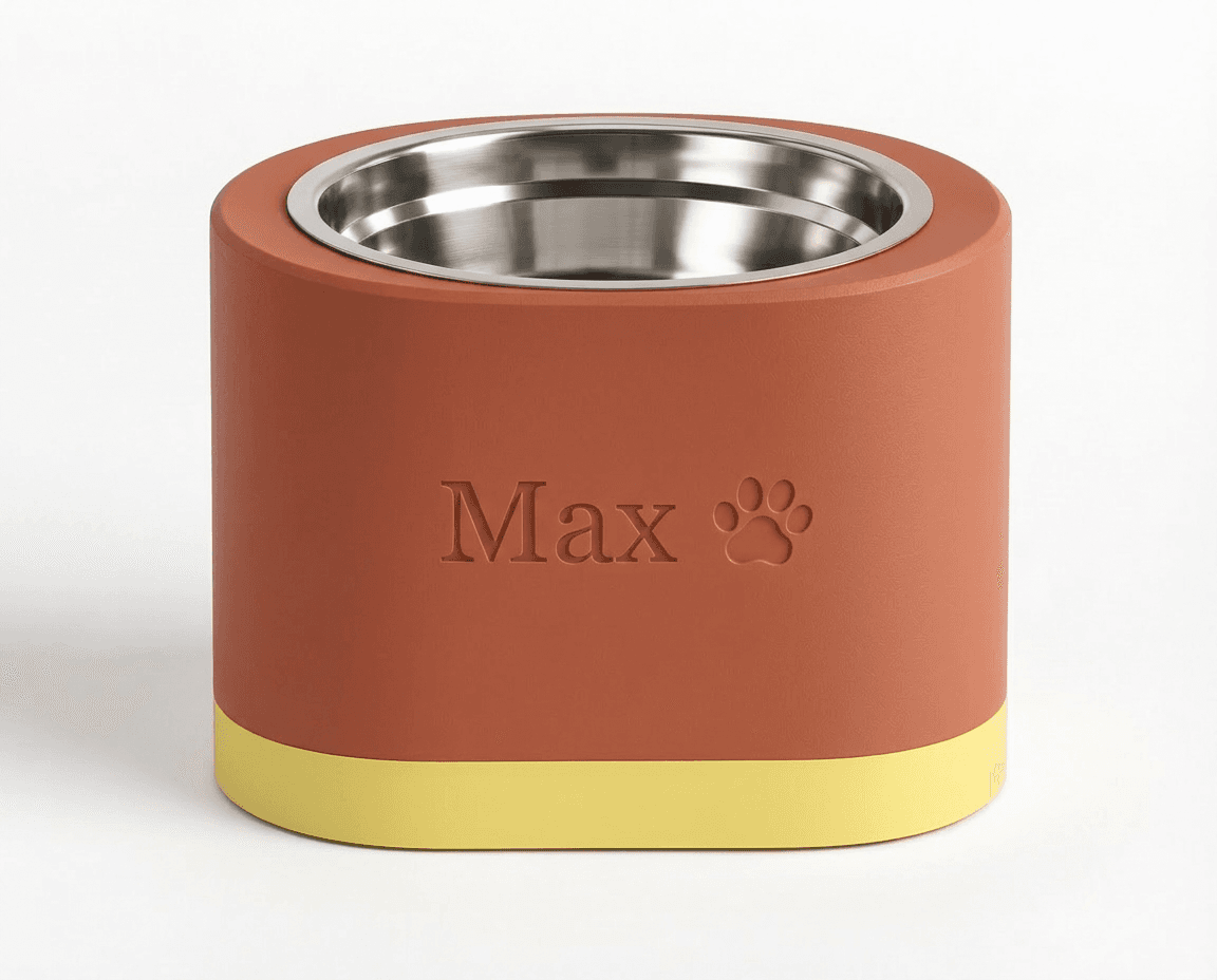 Single Dog Bowl Stand — STL File