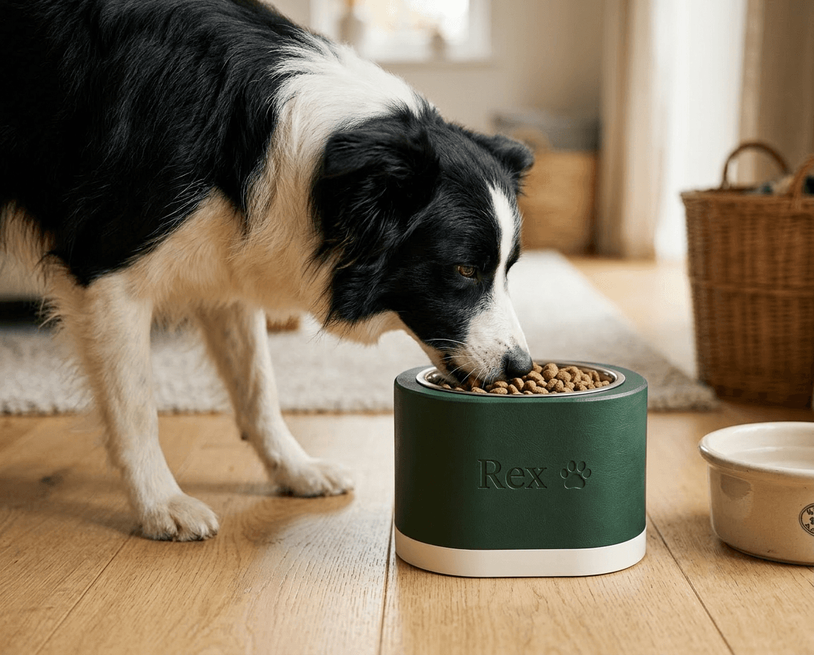 Personalized Dog Bowl - Name & Paw